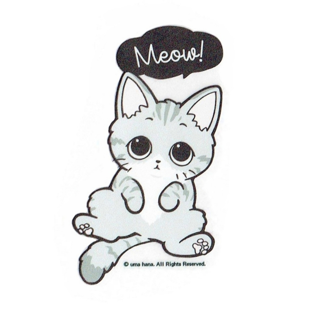 Waterproof Cat Sticker Decal Die Cut
